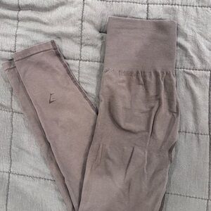 Gymshark Seamless High-Waist Leggings in Taupe